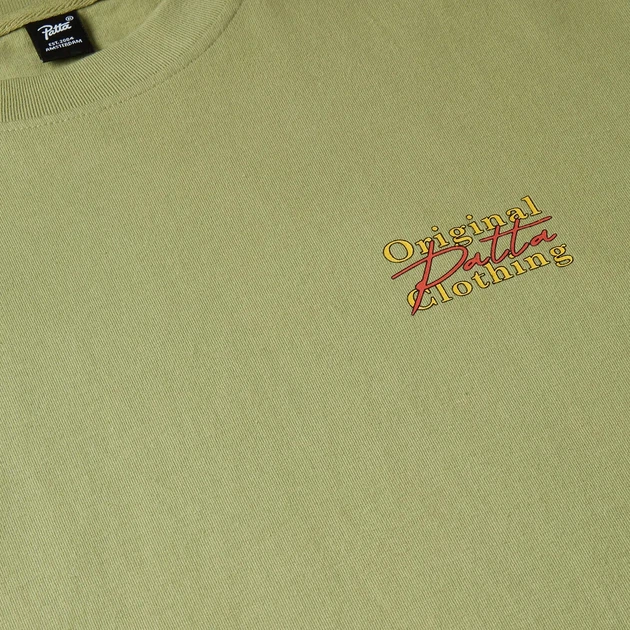 Koszulka męska bawełniana Patta 1000-290-0234-074 S Zielona (8719523086218) - obraz 7