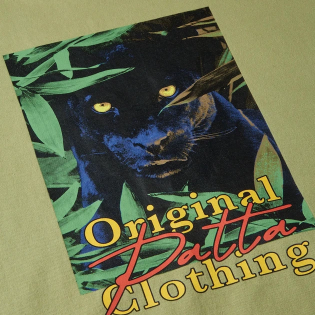 Koszulka męska bawełniana Patta 1000-290-0234-074 S Zielona (8719523086218) - obraz 9