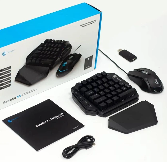 キーボード GameSir AimSwitch Gaming Keypad Игровой кейпад GameSir VX AimSwitch и адаптер для Xbox