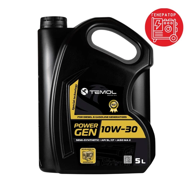 Олива TEMOL POWER GEN 10W-30 (5л) - зображення 1