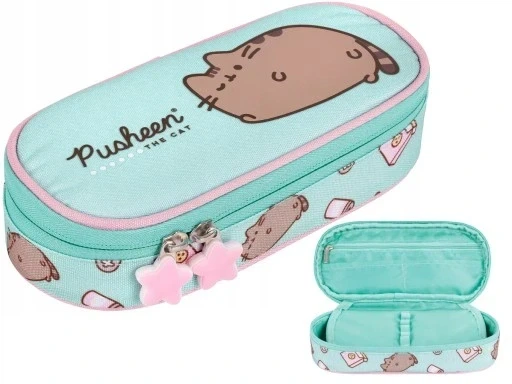 Пенал-сумочка St Majewski шкільний Pusheen MINT котик для дівчинки St.right - Фото 1 Пенал-сумочка St Majewski шкільний Pusheen MINT котик для дівчинки St.right - изображение 1