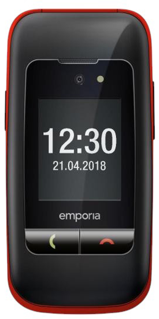 Telefon komórkowy Emporia ONE Black-Red (V200i_001) - obraz 1