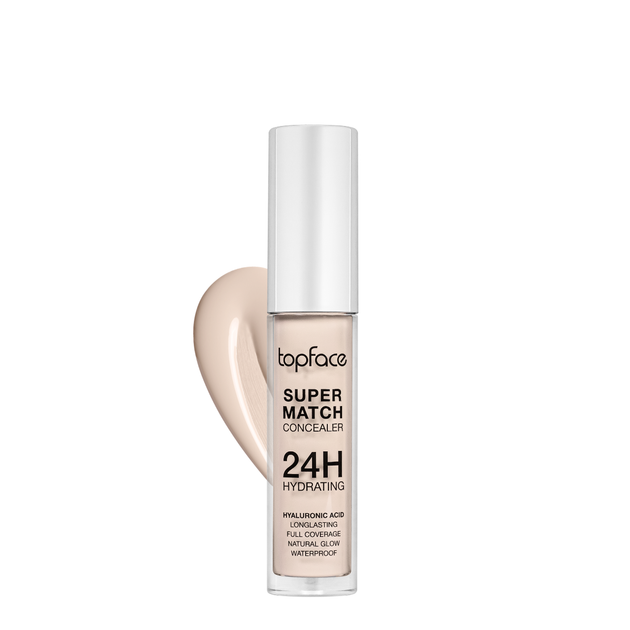 Консилер для обличчя topface Super Match Concealer 24H, 001 Light natural/Світлий натуральний - изображение 2