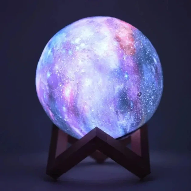 Светильник ночник с пультом Настольный 3D Magic Moon Light Lamp - изображение 2