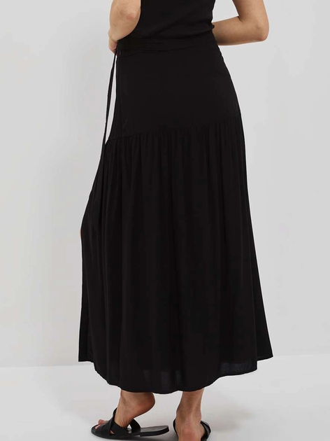 Spódnica trapezowa damska midi Moodo L-SC-4012 XXL Czarna (5904152395364) - obraz 2