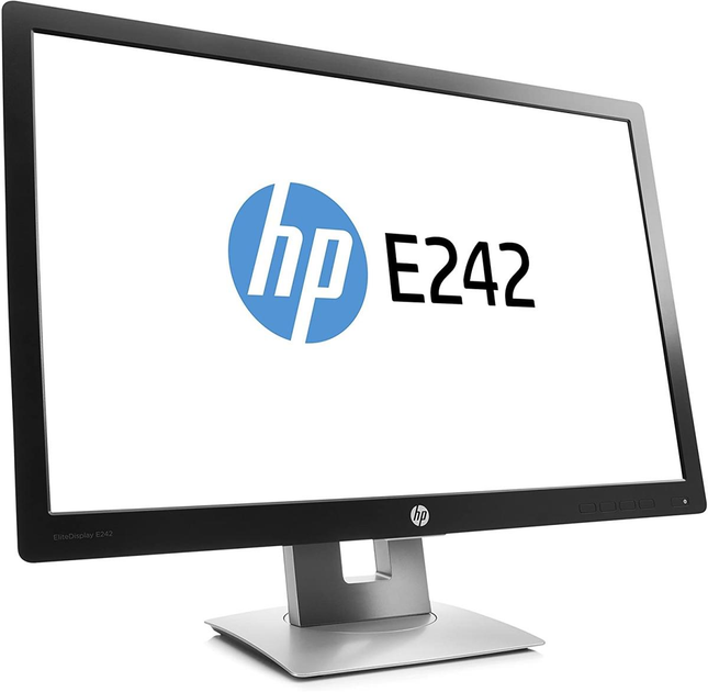 Монитор HP E242 диагональ экрана 24" разрешение 1920x1200 IPS VGA HDMI DP класс A Refurbished - изображение 1
