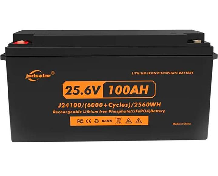Аккумулятор Jsdsolar J24100 LiFePO4 25.6 В 100 Ач с поддержкой ...