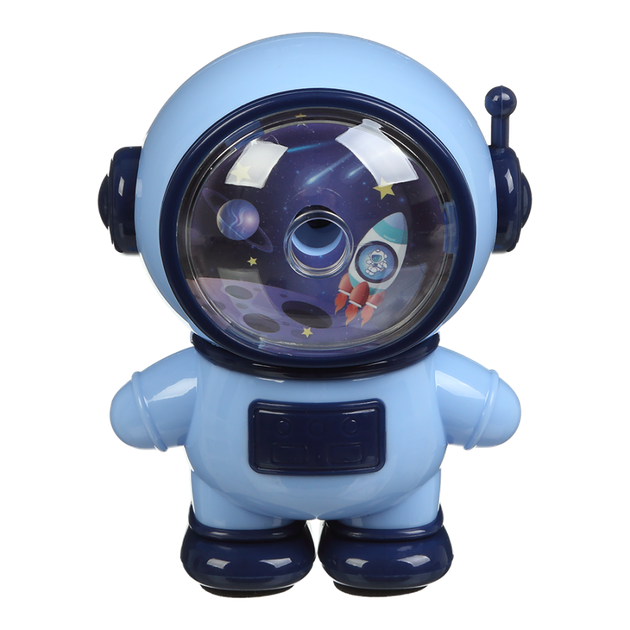 Точилка механическая Zibi Spaceman "Космонавт" настольная с контейнером (ZB.5506) - изображение 2