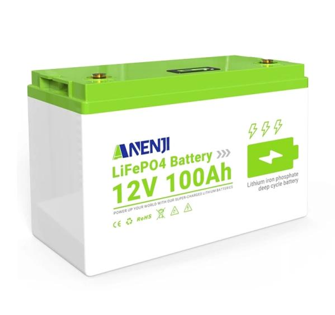 Аккумулятор lifepo4 ANENJI 100 A 12 V Литий-железо-фосфатный BMS - изображение 2