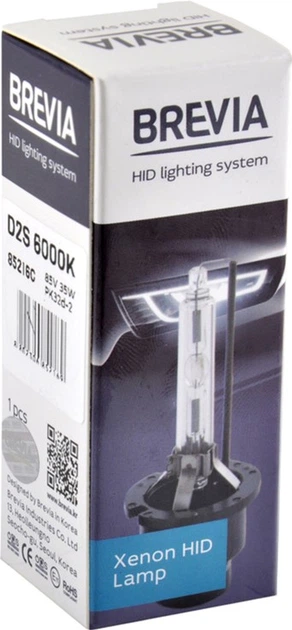 Ксеноновая лампа Brevia D2S, 6000K, 85V, 35W PK32d-2, 1 шт (85216c) - изображение 3