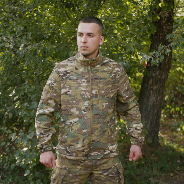 Флисовая кофта Militex Windblock Tactical Multicam mod. 4 L(52) - изображение 7