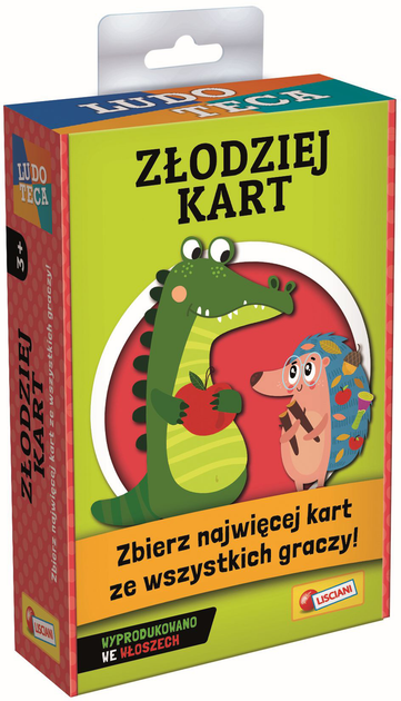 Настільна гра Lisciani Ludoteca Картковий злодій (8008324091256) - зображення 1