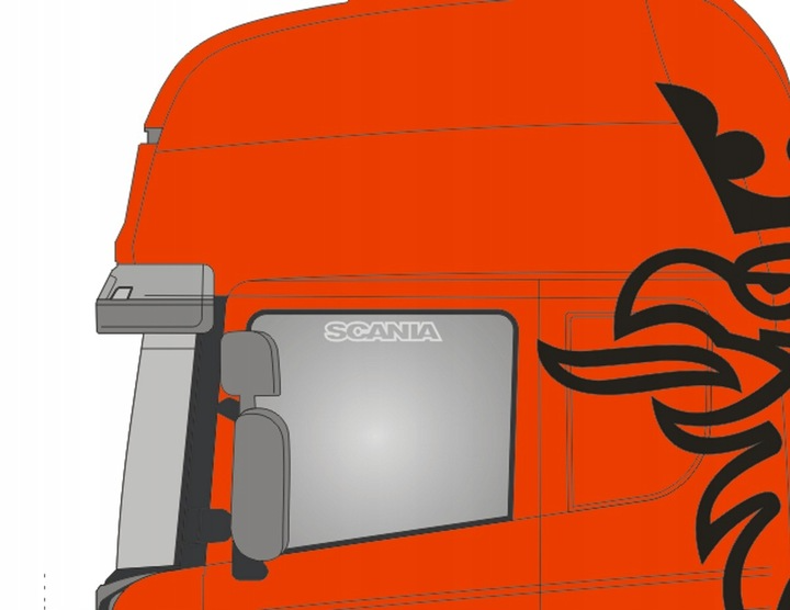Наклейка на Авто / Грузовики / Фуры / Стекло / Кузов " Scania / MAN / Mersedes логотип " 2шт белый цвет - Фото 3 Наклейка на Авто / Грузовики / Фуры / Стекло / Кузов " Scania / MAN / Mersedes логотип " 2шт белый цвет - изображение 3