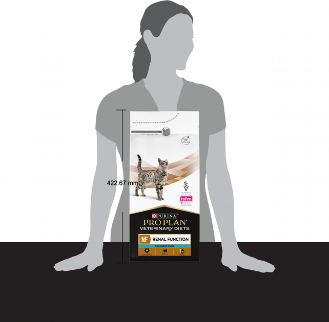 Сухий дієтичний корм для дорослих кішок Purina PRO PLAN VETERINARY DIETS NF Renal Function Advanced Care для підтримки функції нирок 1.5 кг (7613287886347/ 7613287886279) - зображення 5