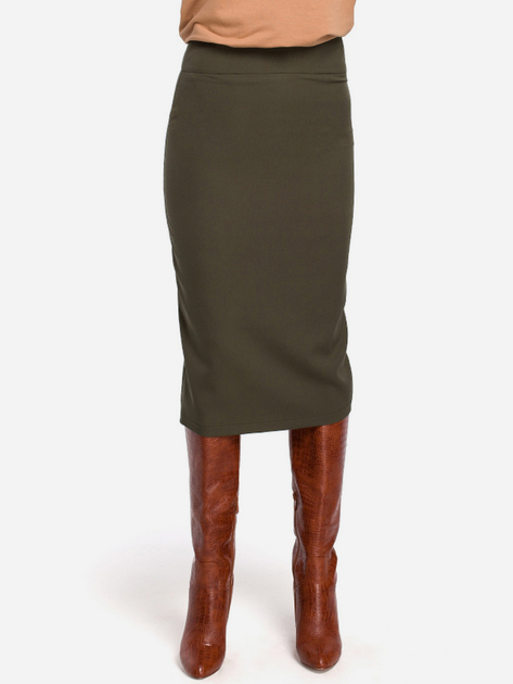 Spódnica ołówkowa damska Stylove S171 XL Khaki (5903068443688) - obraz 1