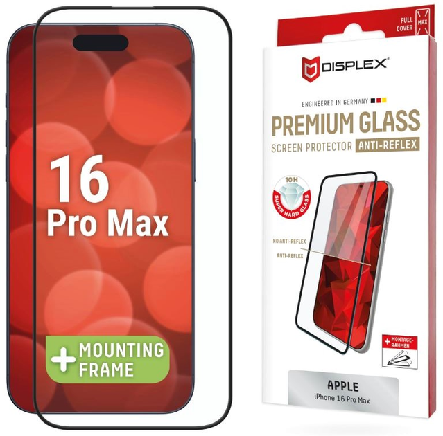 Szkło hartowane Displex Premium Glass FCAR do Apple iPhone 16 Pro Max (4028778123710) - obraz 1