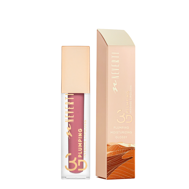 Блеск для губ Neverti 3D Plumping Intense Lipgloss жидкий увлажняющий 004 Kissable Lips/Бежево-розовый (NP800) - Фото 1 Блеск для губ Neverti 3D Plumping Intense Lipgloss жидкий увлажняющий 004 Kissable Lips/Бежево-розовый (NP800) - изображение 1