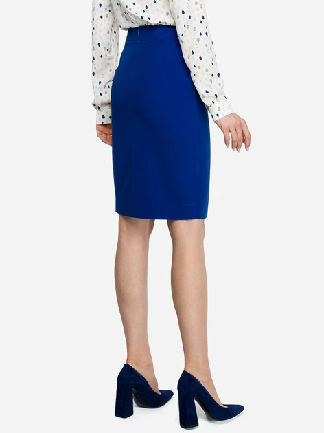 Spódnica ołówkowa damska Stylove S127 L Granatowa (5903068422867) - obraz 2