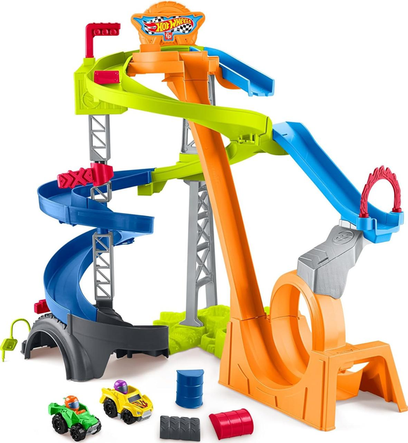 Гоночный трек Игровой набор Хот Вилс Fisher-Price Little People Hot ...