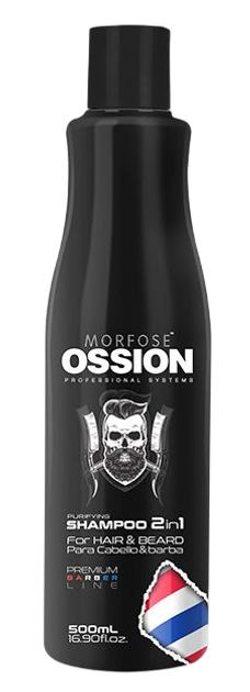 Szampon do włosów i brody Morfose 2 w 1 500 ml (8681701005512) - obraz 1