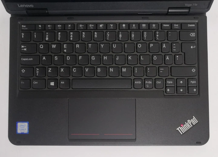 Ноутбук Lenovo ThinkPad Yoga 11e G4 - 11,6" (1366x768) IPS тачскрин / i3-7100U / 8gb / 128gb ssd Б/у - Фото 5 Ноутбук Lenovo ThinkPad Yoga 11e G4 - 11,6" (1366x768) IPS тачскрин / i3-7100U / 8gb / 128gb ssd Б/у - изображение 5