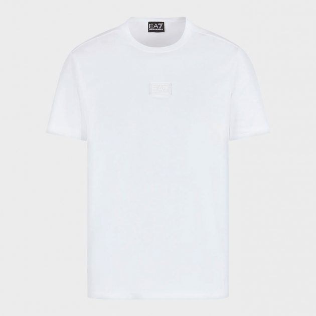 Футболка чоловіча EA7 Train Core Id M Label Tee 2XL Біла (8053616258602) - зображення 4