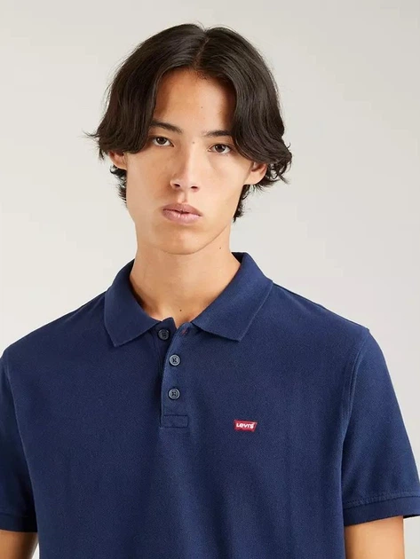 Koszulka polo męska długa Levi's Levis Hm Polo 35883-0005 XL Granatowa (5400970028458) - obraz 3