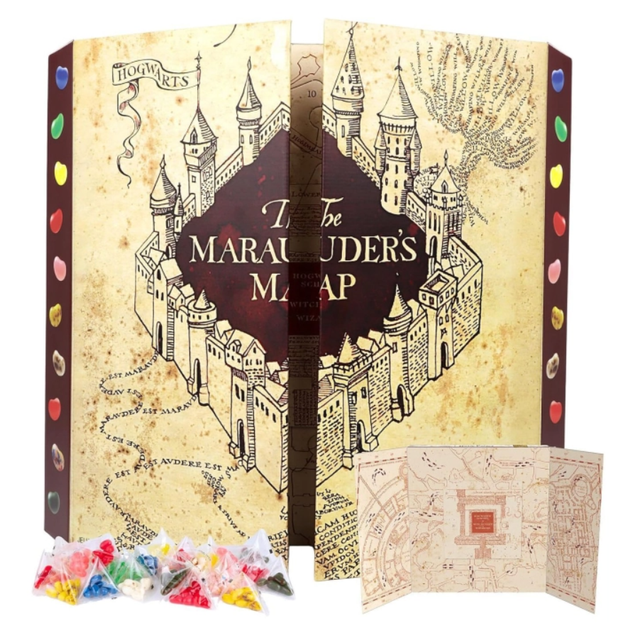 Адвент-календар "Карта мародерів" Гаррі Поттер з бобами Harry Potter "The Marauder`s map", 192 г - Фото 2 Адвент-календар "Карта мародерів" Гаррі Поттер з бобами Harry Potter "The Marauder`s map", 192 г - зображення 2