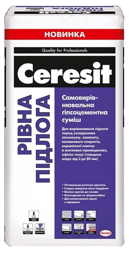 Смесь Ceresit Ровный пол, 25 кг - Фото 1 Смесь Ceresit Ровный пол, 25 кг - изображение 1