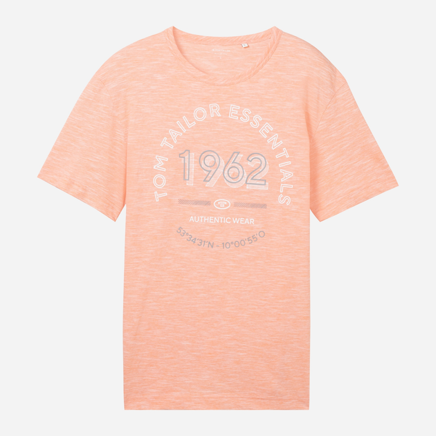 Koszulka męska Tom Tailor L1040819049 L Pomarańczowa (4067672236119) - obraz 6