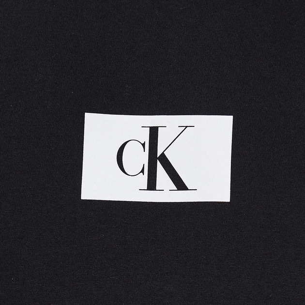 Koszulka męska bawełniana Calvin Klein Underwear 000NM2399E-UB1 M Czarna (8720107557321) - obraz 3