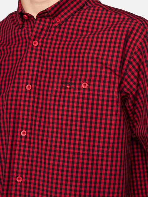 Сорочка бавовняна чоловіча Lee Cooper NEW TENBY -LK18 2XL Червона (5904347390372) - зображення 4