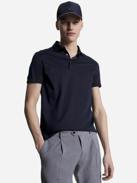 Koszulka polo męska elegancka Tommy Hilfiger THMW0MW31545DW5 M Ciemnogranatowa (8720644086988) - obraz 1