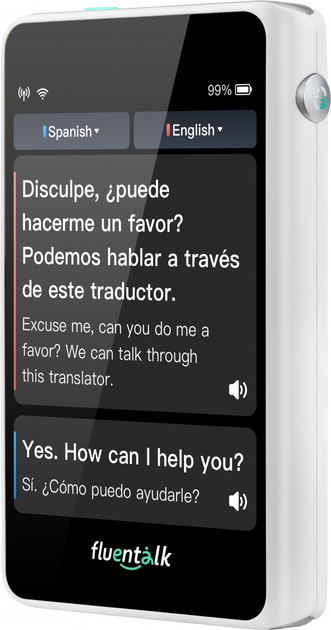 Електроний перекладач Timekettle Fluentalk T1 Mini White (6971362040291) - зображення 1