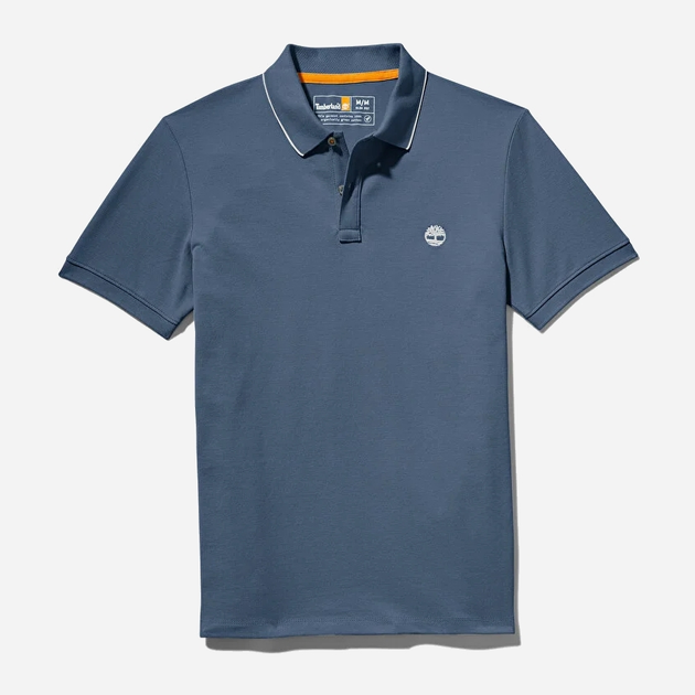 Koszulka polo męska Timberland TB0A26NF XXL Niebieska (196010344309) - obraz 4