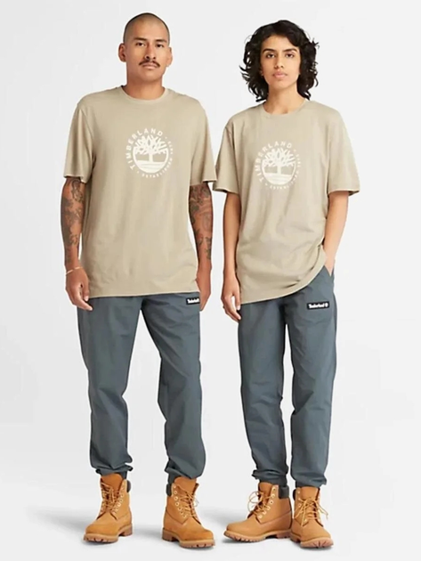 Футболка довга чоловіча Timberland TB0A65XS XXL Бежева (196246866194) - зображення 3