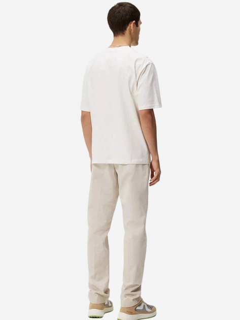 Koszulka męska bawełniana J. Lindeberg jlfmjt10355-a003 L Biała (7310421038470) - obraz 4