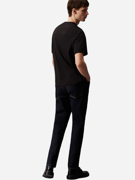 Koszulka męska bawełniana Calvin Klein K10K113105-BEH 2XL Czarna (8720109906769) - obraz 4