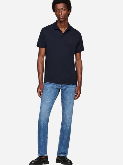 Поло чоловіче Tommy Hilfiger MW0MW35585-DW5 S Синє (8720646372928) - зображення 3