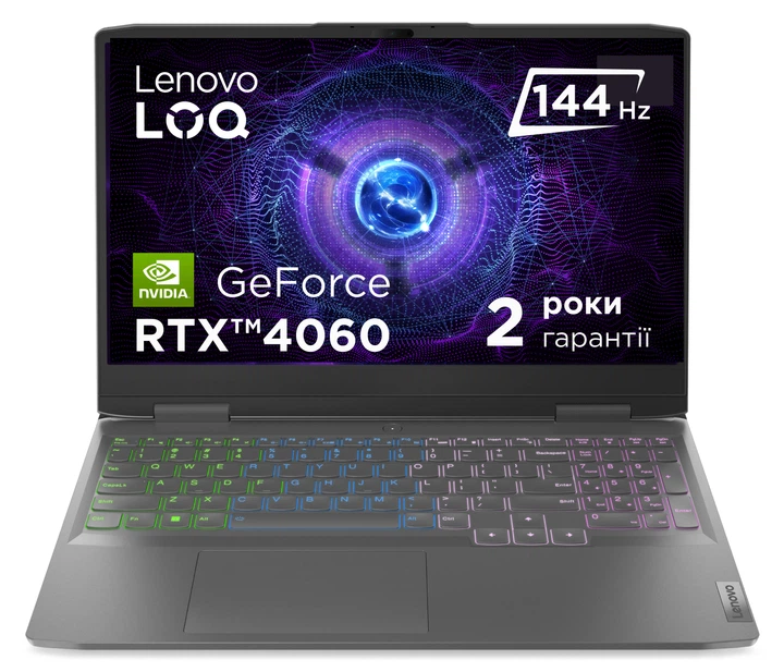 Ноутбук Lenovo LOQ 15IRH8 (82XV00K8RA) Storm Grey / 15.6