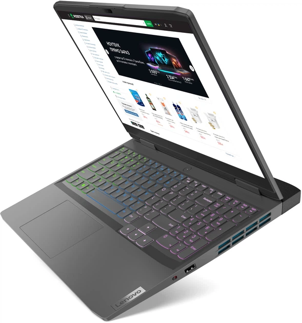Ноутбук Lenovo LOQ 15IRH8 (82XV00K7RA) Storm Grey / 15.6