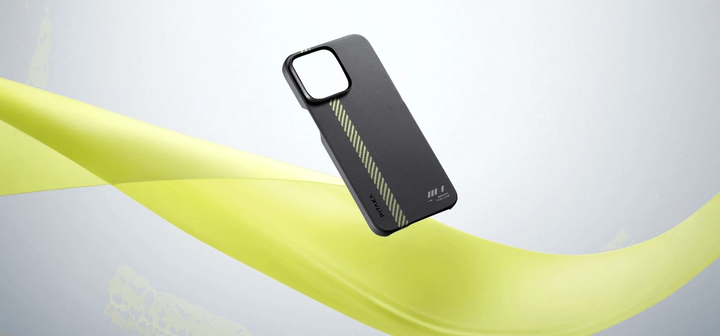Карбоновый чехол Pitaka MagEZ Case 5 Break The Line для iPhone 15 Pro Черный + Хаки (KI1501BTL) - изображение 14