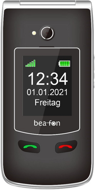 Мобільний телефон Beafon SL645 Plus Silver Line Black/Silver (SL645plus_EU001B) - зображення 1