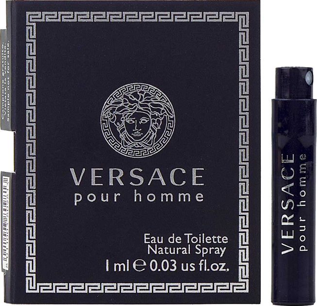 Пробник Туалетна вода для чоловіків Versace Pour Homme 1 мл (8011003809813) - зображення 1