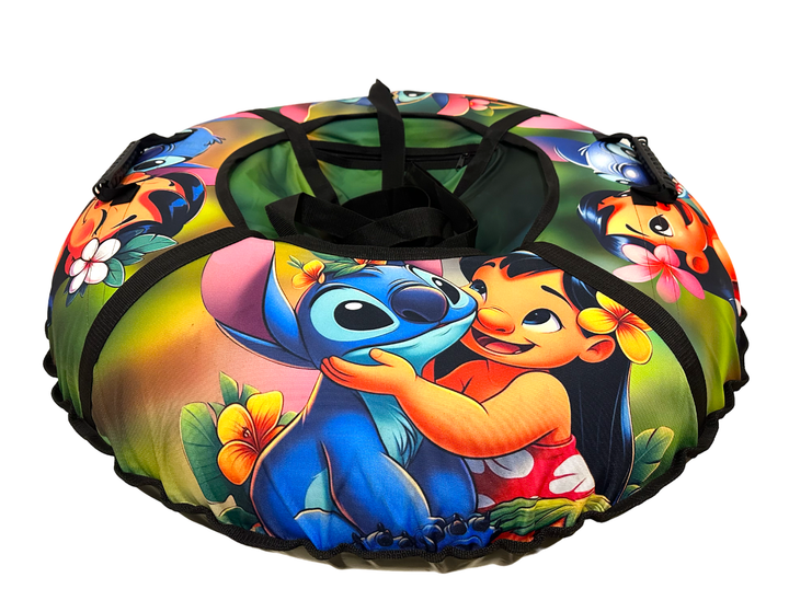 Тюбинг надувные санки ватрушка Stitch (Стич) 100 см Take&Ride с камерой.( TR N Стич 100) - изображение 2