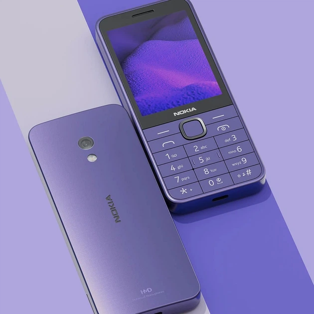 Телефон кнопковий Nokia 235 4G 2024 Dual Sim TA-1614 фіолетовий - Фото 4 Телефон кнопковий Nokia 235 4G 2024 Dual Sim TA-1614 фіолетовий - зображення 4