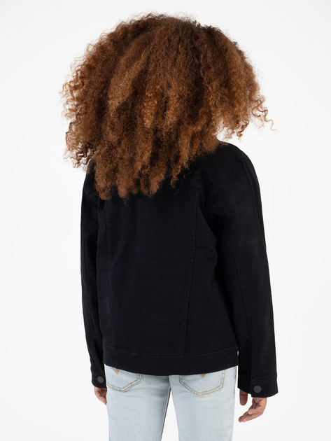 Подростковая джинсовая куртка для девочки Levi's 798771872 170 см Черная (1159818770) 