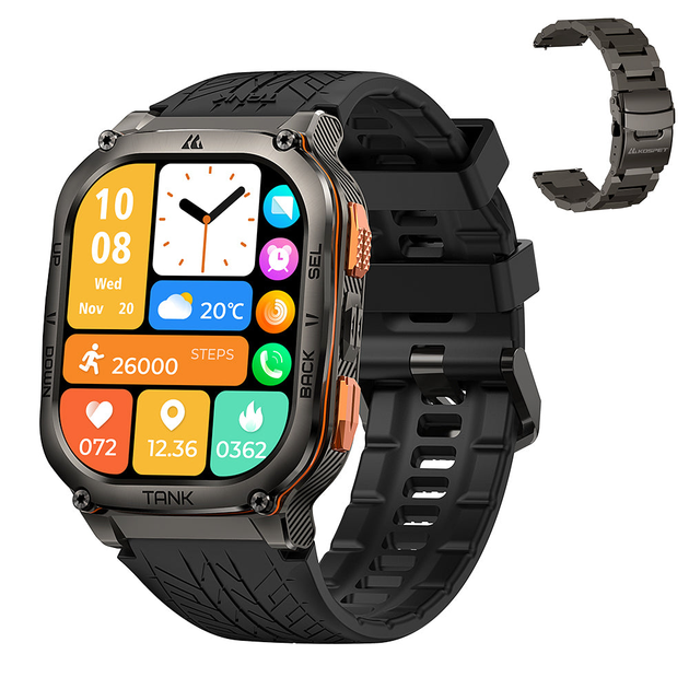 Умные тактические смарт-часы Kospet Tank M3 Ultra Special Edition Black ...