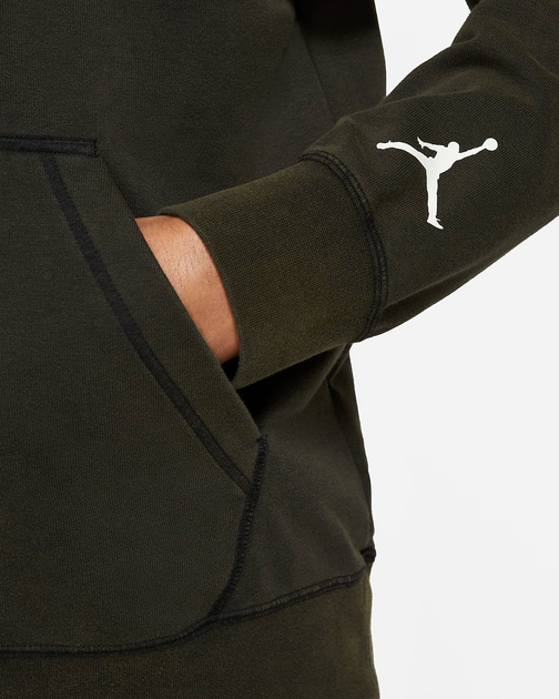 Худи Air Jordan Dri-FIT Zion Performance Hoodie Olive DH0598-010 S - изображение 5