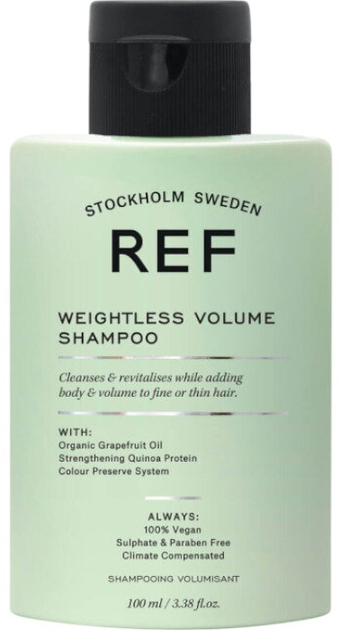 Акція на Шампунь для об'єму волосся REF Weightless Volume Shampoo 100 мл від Rozetka